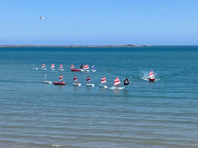Souvenirs de nos deux premières séances de voile