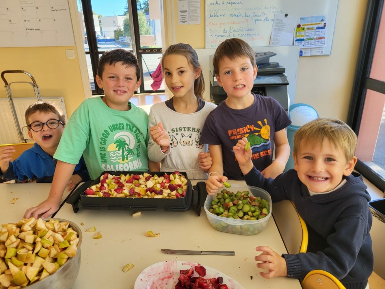Ateliers cuisine de septembre et octobre